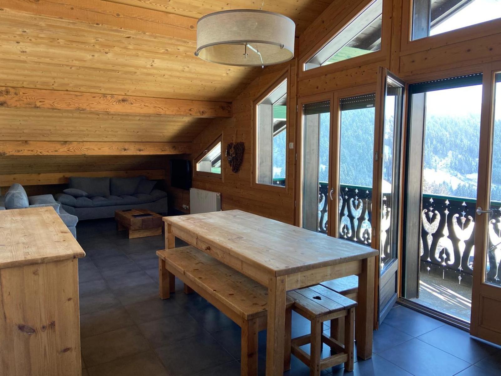 Chalet Fleur Des Alpes Les Gets Bagian luar foto